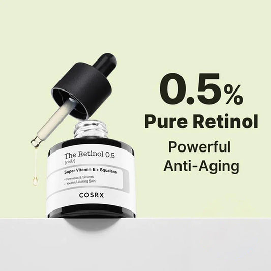 COSRX The Retinol 0.5 [Oil] Super Vitamin E + Squalane 20 m