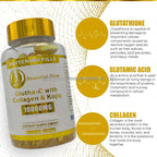 Glutathione  10000MG  Anti-oxidant, Anti-aging, Skin Care  Dietary Supplement  60 Capsules