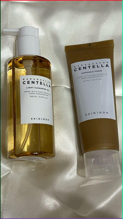 Centella face cleanser Trio. Centella Double Cleansing Duo + Probio Cica Enrich Cream