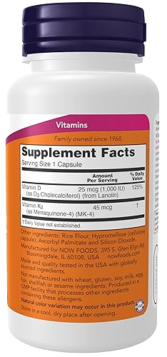 NOW  Vitamin D-3 & K-2,