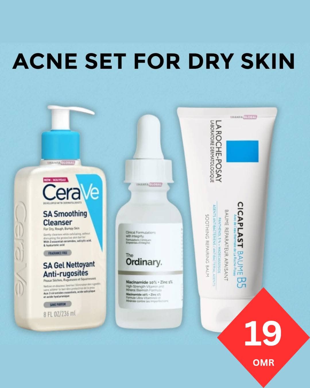 Acne Set for dry skin