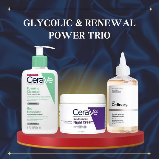Glycolic & Renewal power trio