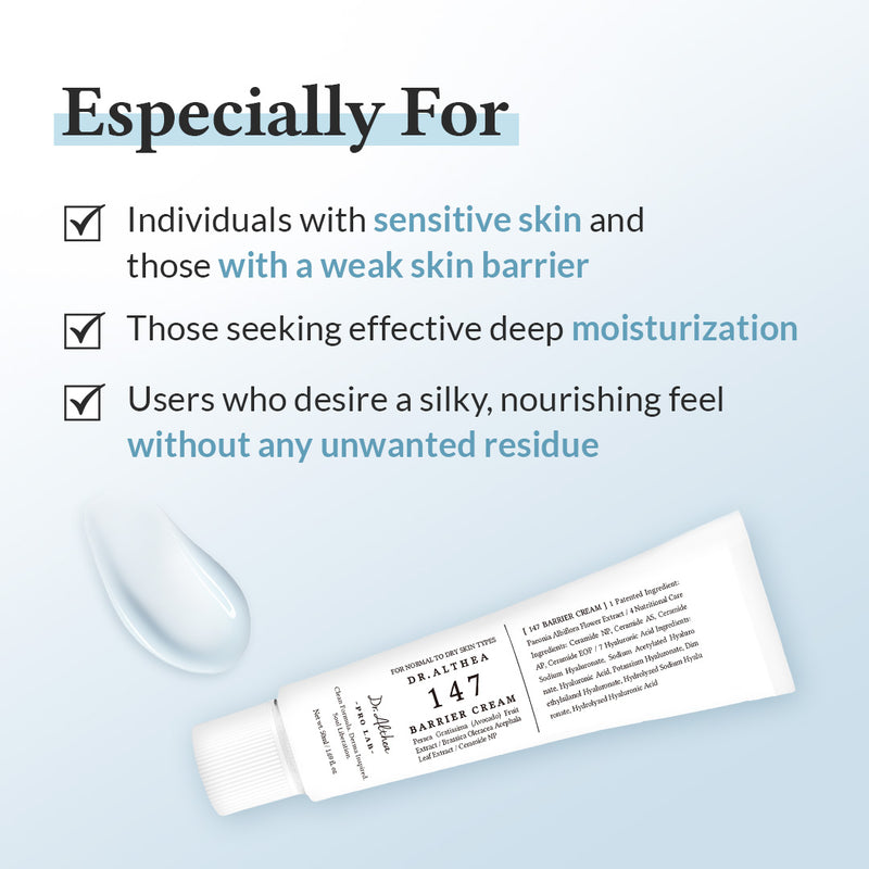 Dr. Althea 147 Barrier Cream – Deep Hydration & Skin Barrier Repair (50ml)