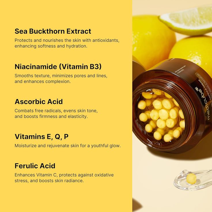 Medicube Vitamin C & Pink PDRN Deep Capsule Cream – Brightening & Firming Skincare Powerhouse