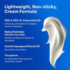French Pharmacy Vitamin A (Retinoids) Lightweight Face Cream for Anti-Aging, Reduce Wrinkles - 50g Cream
