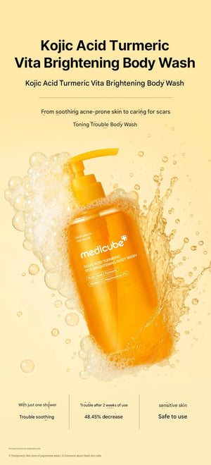Medicube Kojic Acid Turmeric Vita Brightening Body Wash