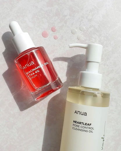 Anua Niacinamide Serum & Oil Cleanser Set – Brighten, Balance & Cleanse