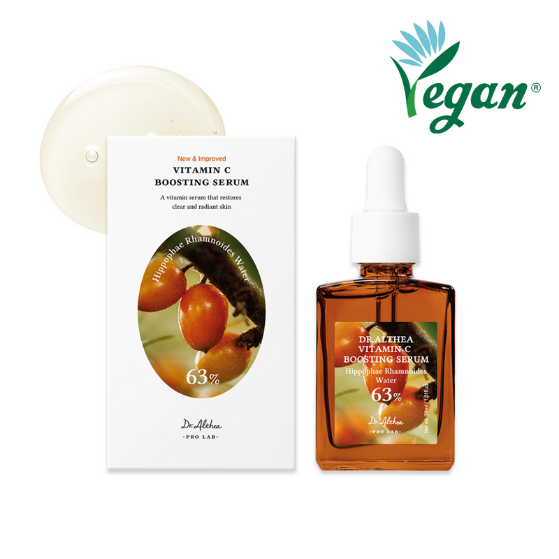 Dr. Althea Vitamin C Boosting Serum – 63% Hippophae Rhamnoides Water | Vegan Formula