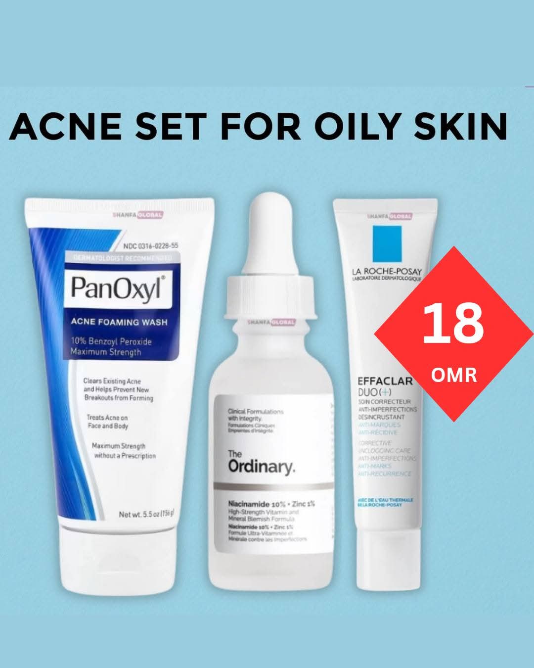ACNE SET FOR OILY SKIN