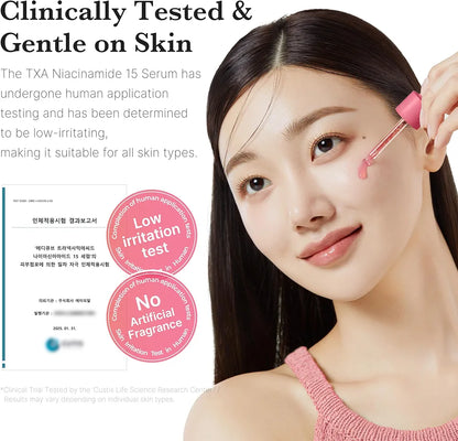 Medicube TXA + Niacinamide 15% Glow Serum — Brightening, Hydration & Spot Care