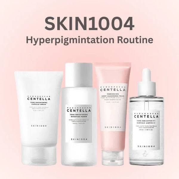 SKIN1004 Madagascar Centella Tone Brightening Hyperpigmentation Routine (4-Step Set)