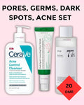 PORES, GERMS, DARK SPOTS, ACNE SET