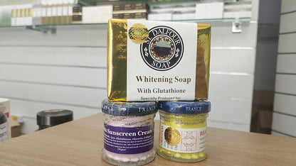 ✨ Glow Naturally with St. Dalfour – Cream & Soap Duo 🌸
