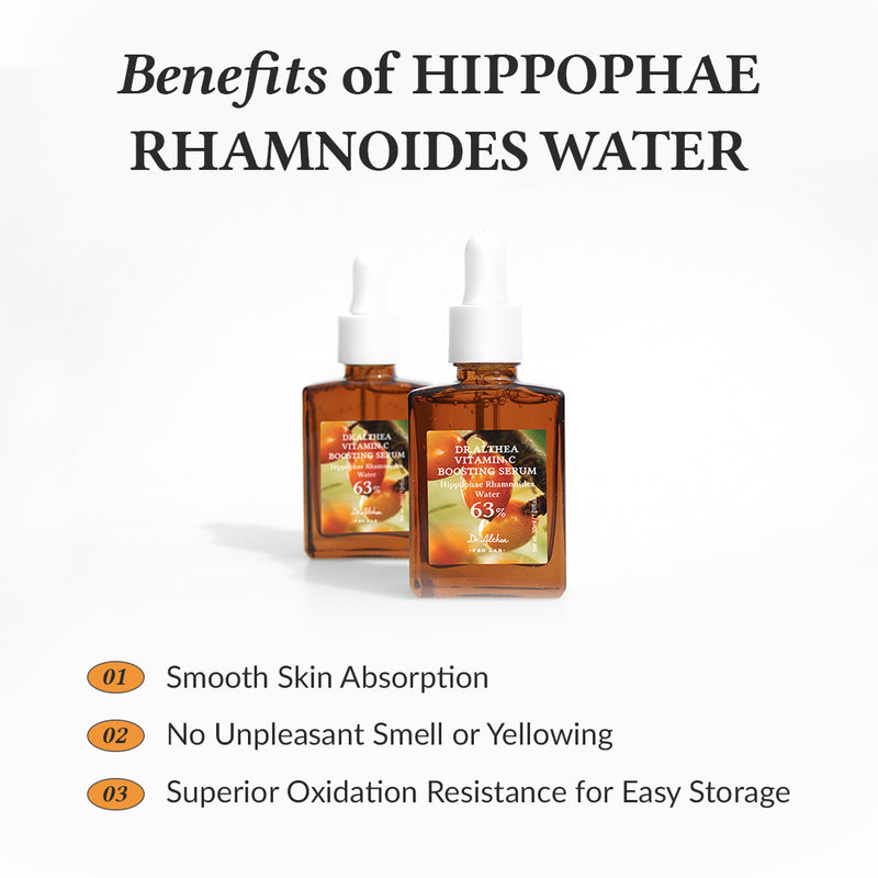 Dr. Althea Vitamin C Boosting Serum – 63% Hippophae Rhamnoides Water | Vegan Formula