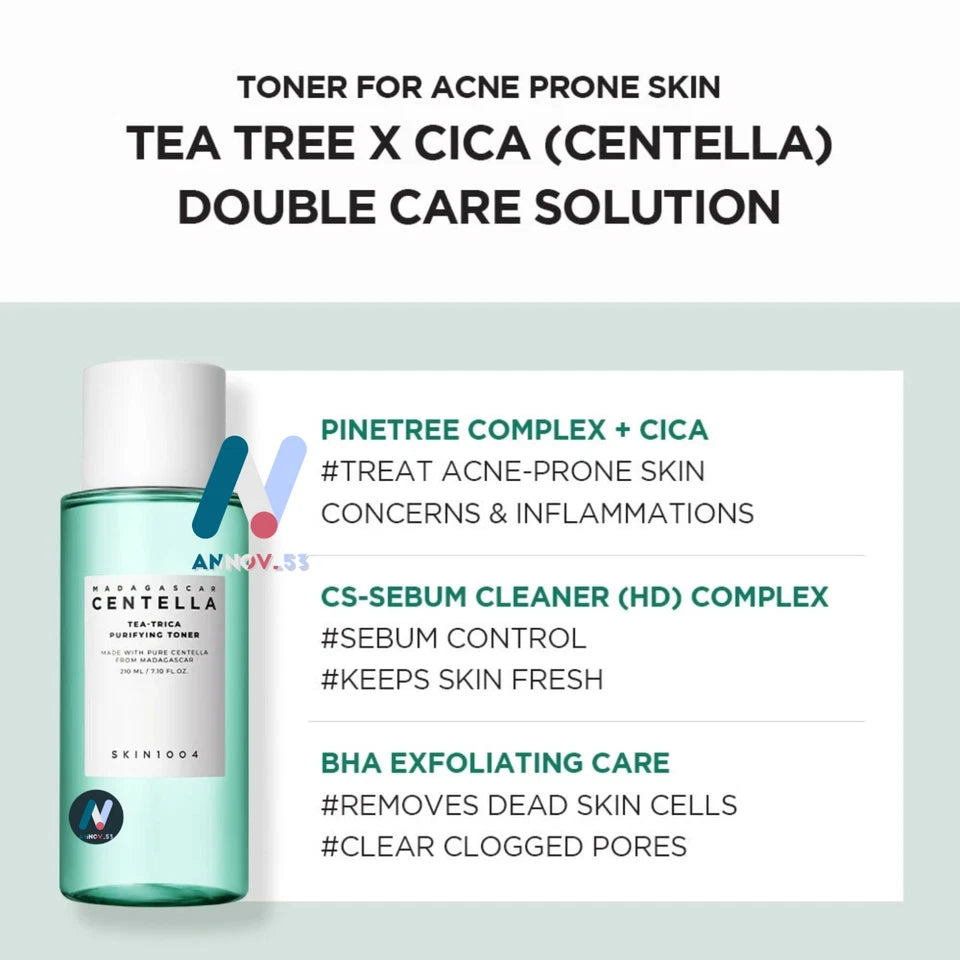 SKIN1004 Madagascar Centella Tea-Trica SET Acne Prone Skin Barrier Calm Moisture