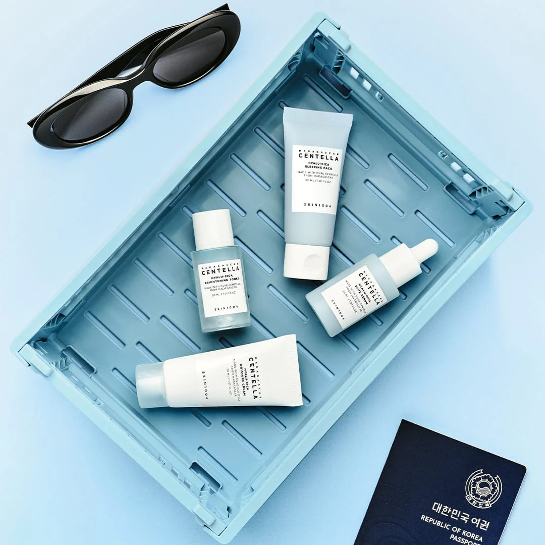 Skin1004 Hyalu-Cica Travel Kit | 4-Piece Hydration Set