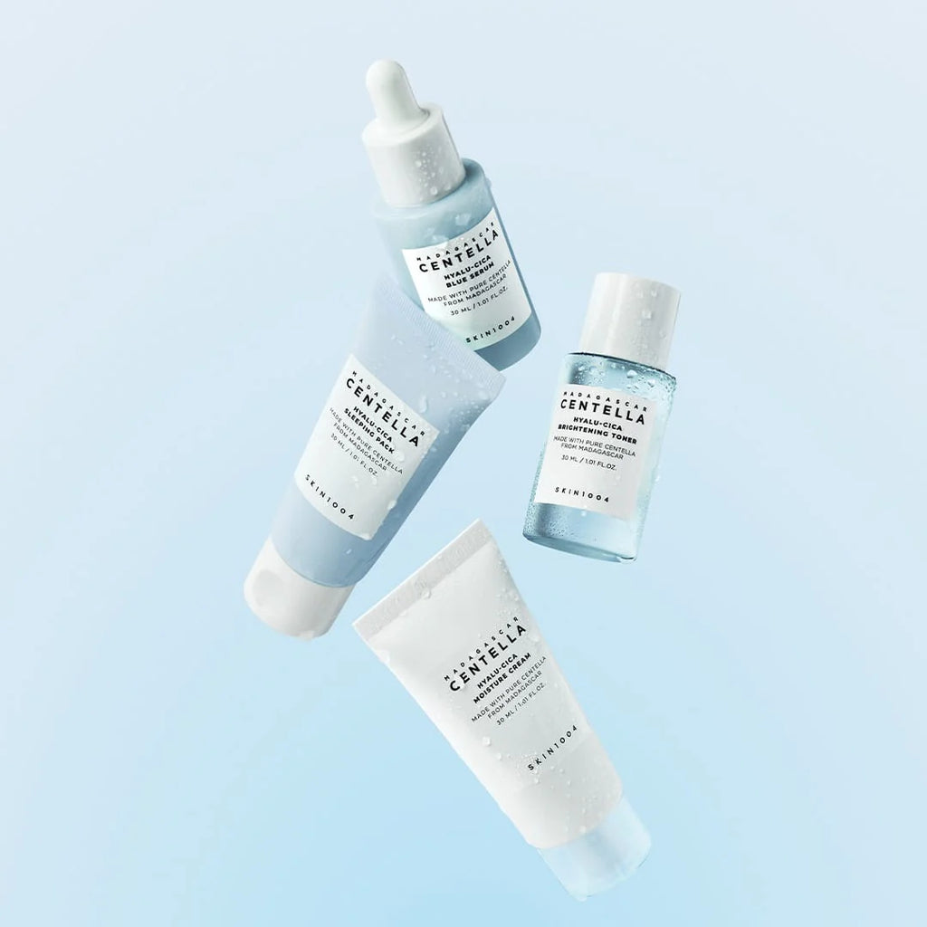 Skin1004 Hyalu-Cica Travel Kit | 4-Piece Hydration Set