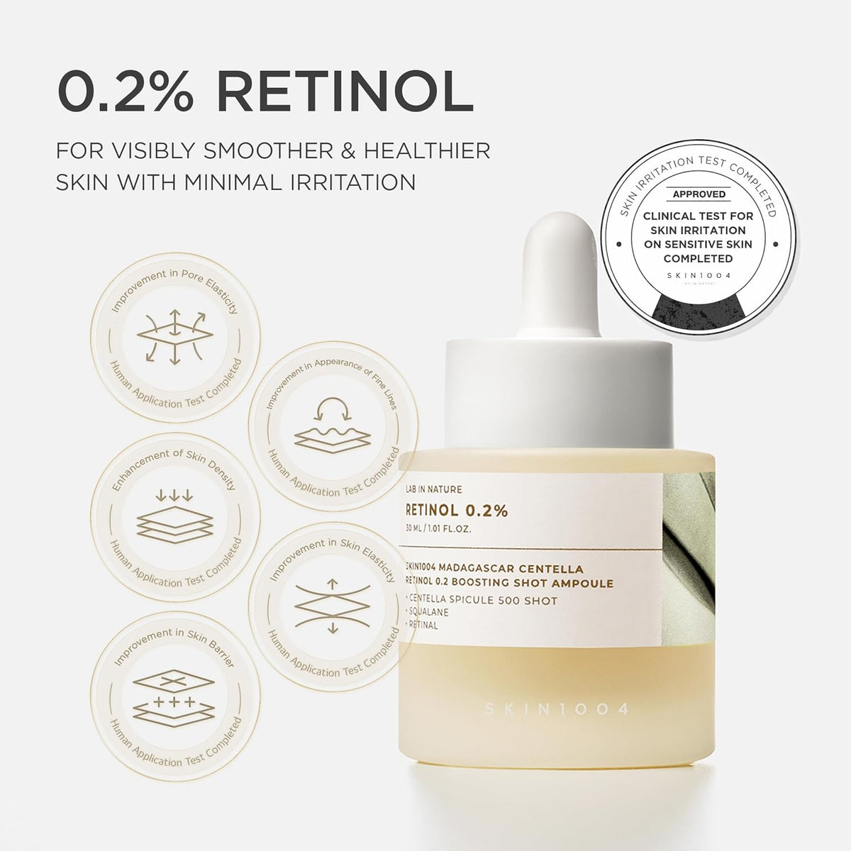 SKIN1004 Madagascar Centella Retinol 0.2 Boosting Shot Ampoule 30ml - image 8