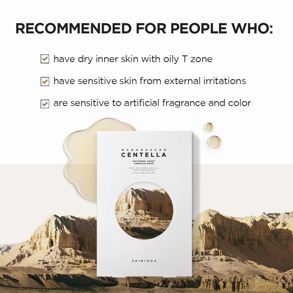 SKIN1004 Madagascar Centella Watergel Sheet Ampoule Mask - image 5