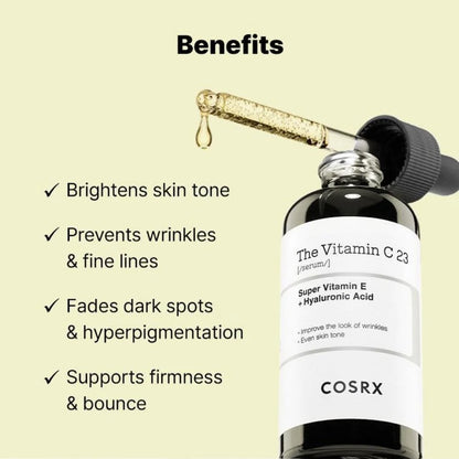 COSRX The Vitamin C 23 [Serum] Super Vitamin E + Hyaluronic Acid 20 g
