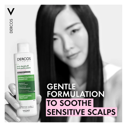 Vichy Dercos Anti Dandruff Shampoo for Sensitive Scalp 200ml