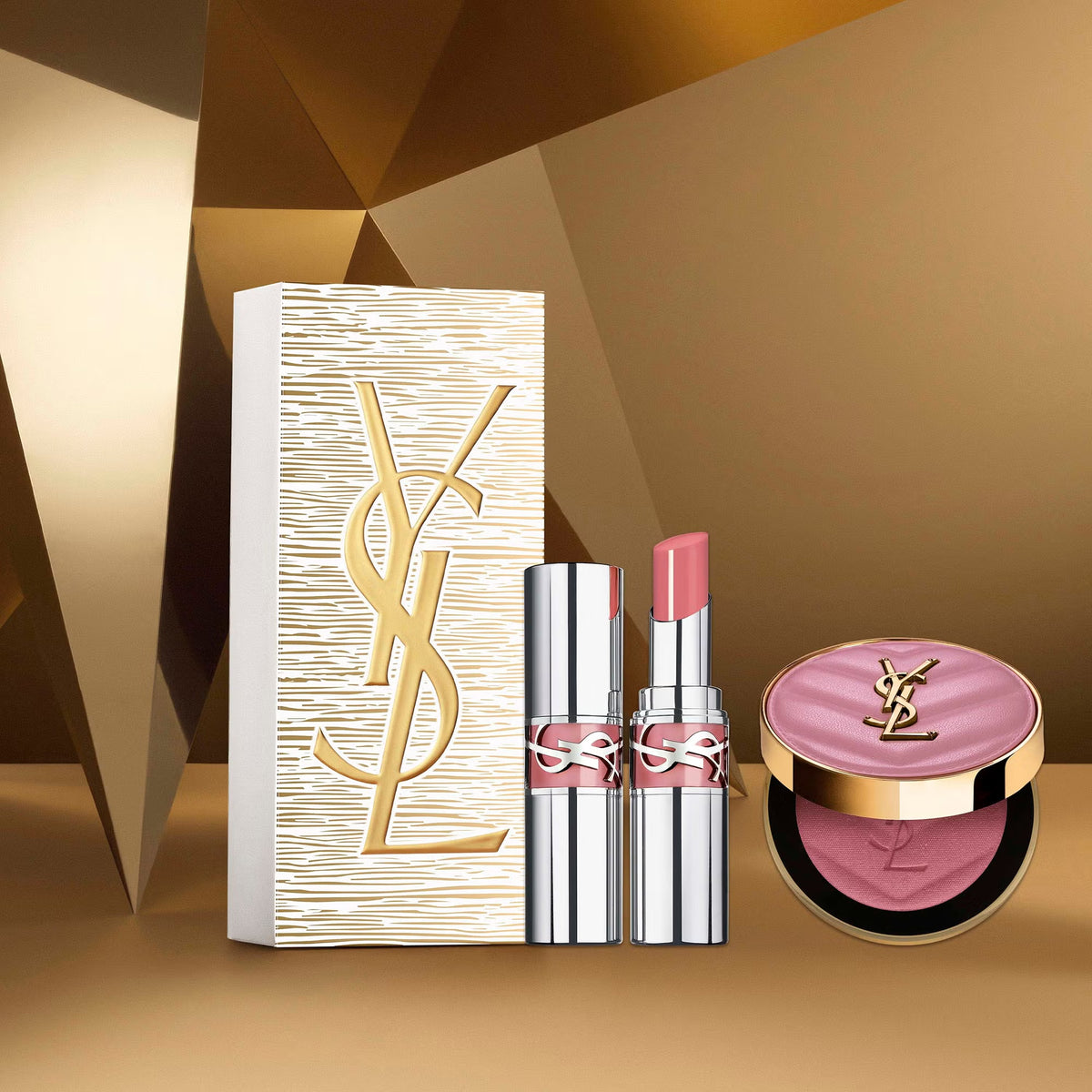 YSL Make Me Blush 44 + Loveshine Lipstick 44 Gift Set - image 3